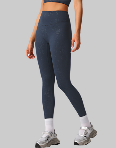 High Waist Silver Casual Yoga Pants Women Running Quick Drying Nude Feel Trousers Outer Wear Slimming Sports Trousers - Modestly Vogue
